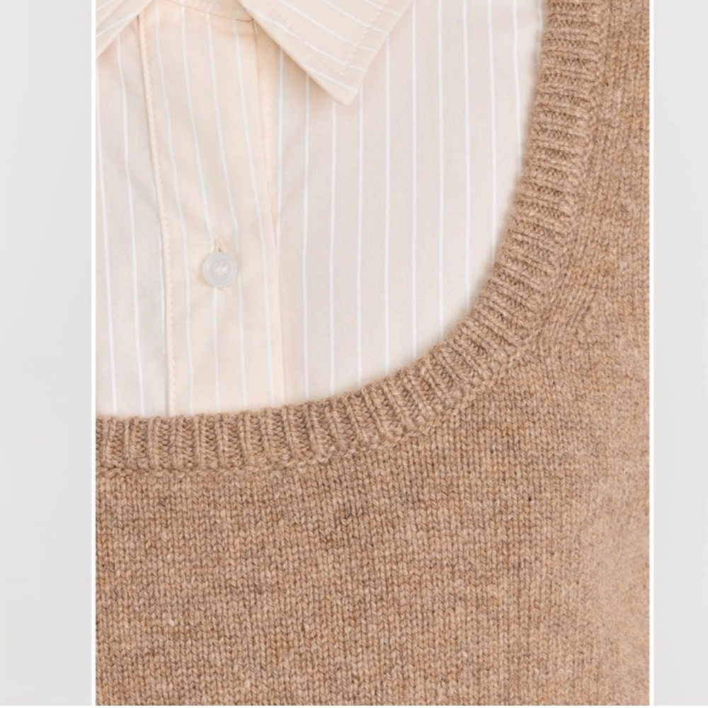 Astr The Label Guinevere Layered Sweater Vest Top 🤎 - Picture 3 of 8